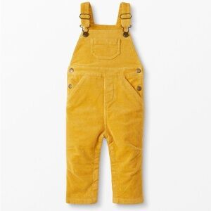 Hanna Andersson Yellow Corduroy Overalls